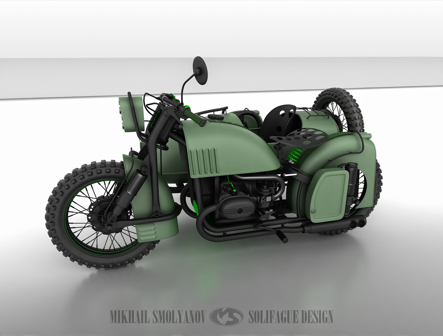 Мотоцикл Урал концепт