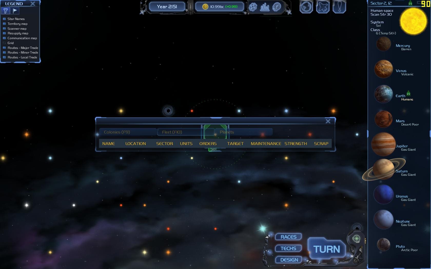 Scan space. Scan space